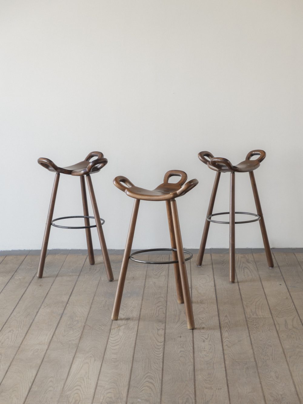 Sergio Rodrigues, Marbella barstool (set of tree)