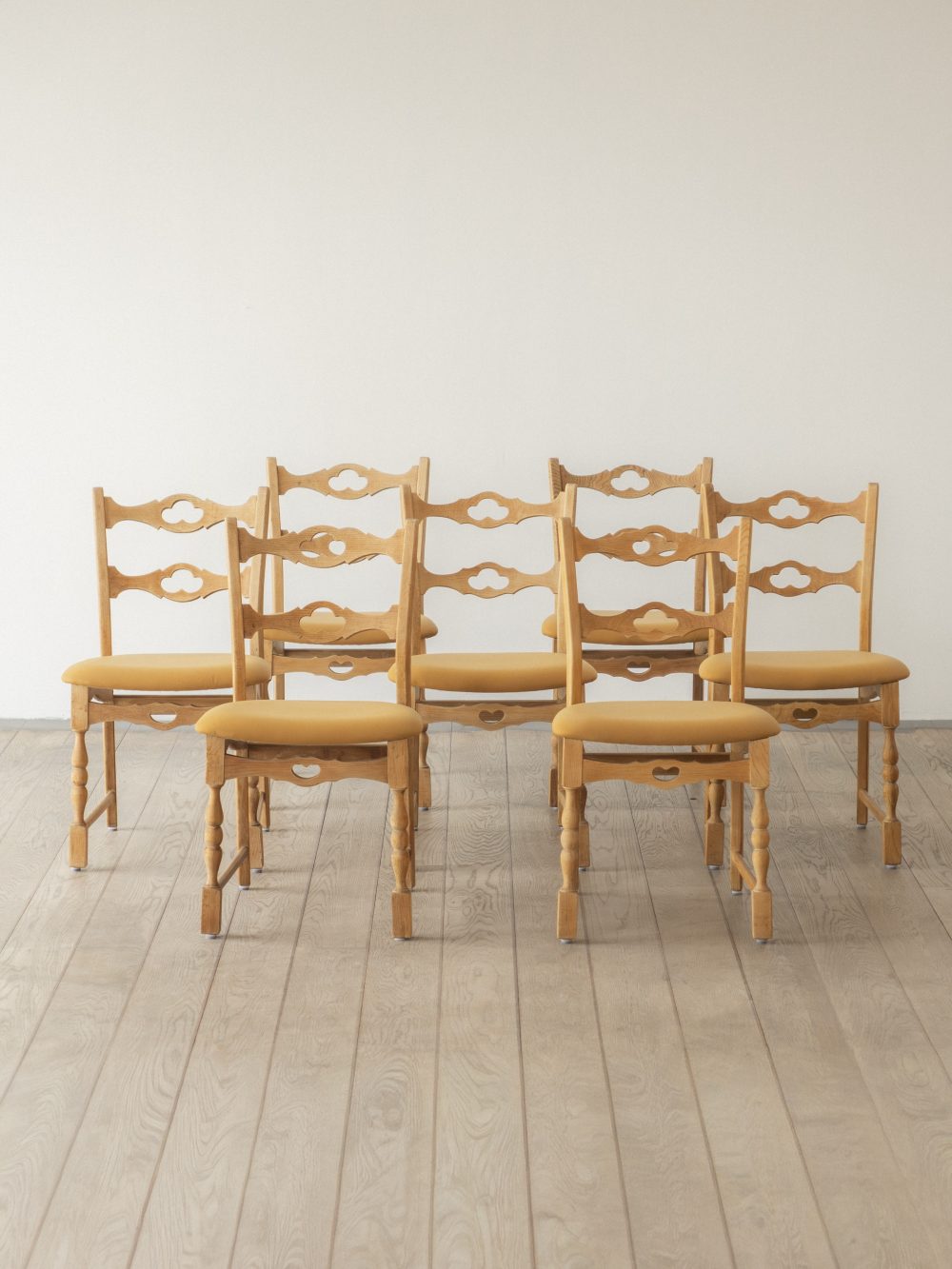 Henning Kjærnulf, Dining Chair (set of seven)