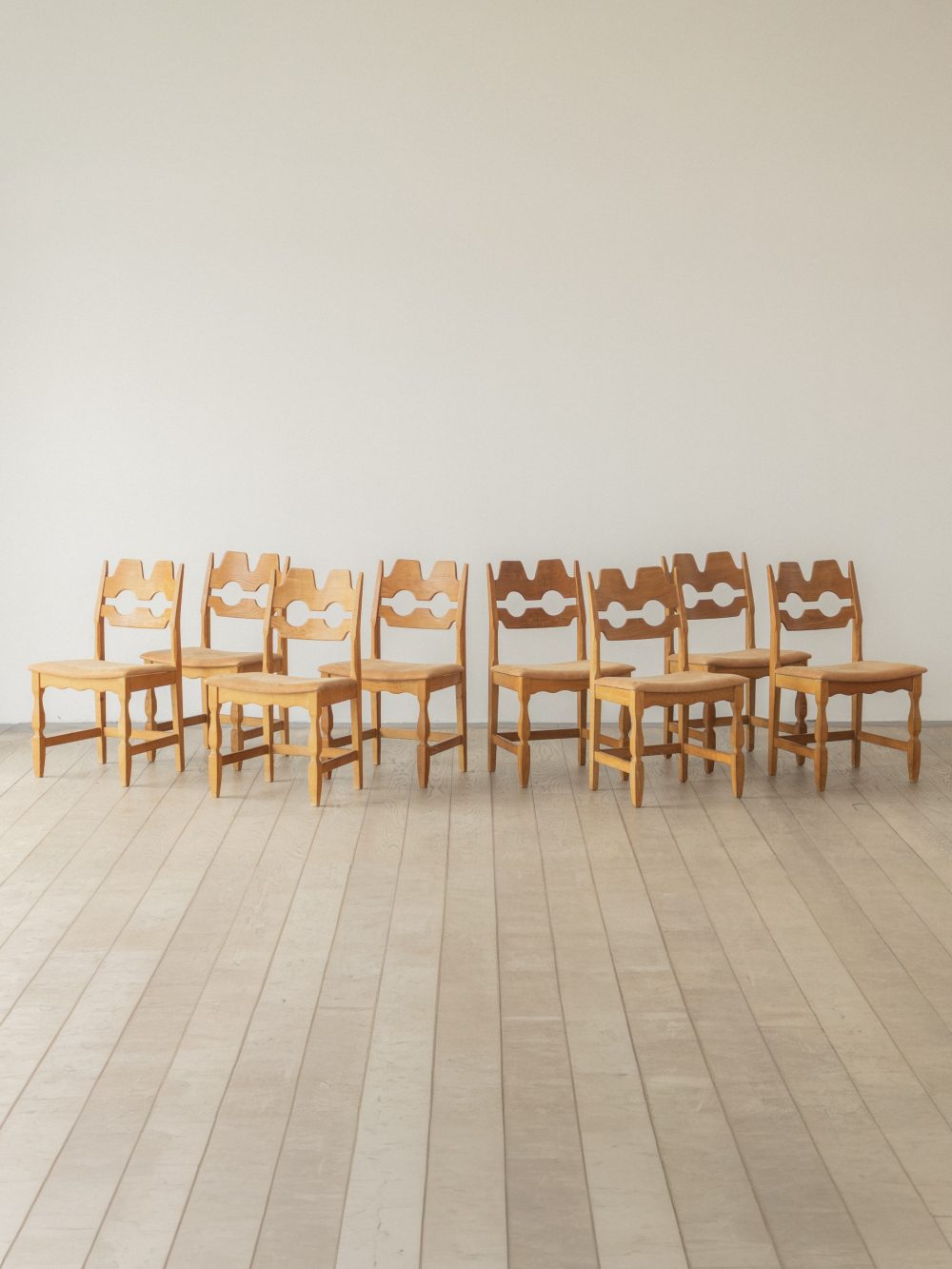 Henning Kjærnulf, Razor blade, Dining Chair (set of eight)
