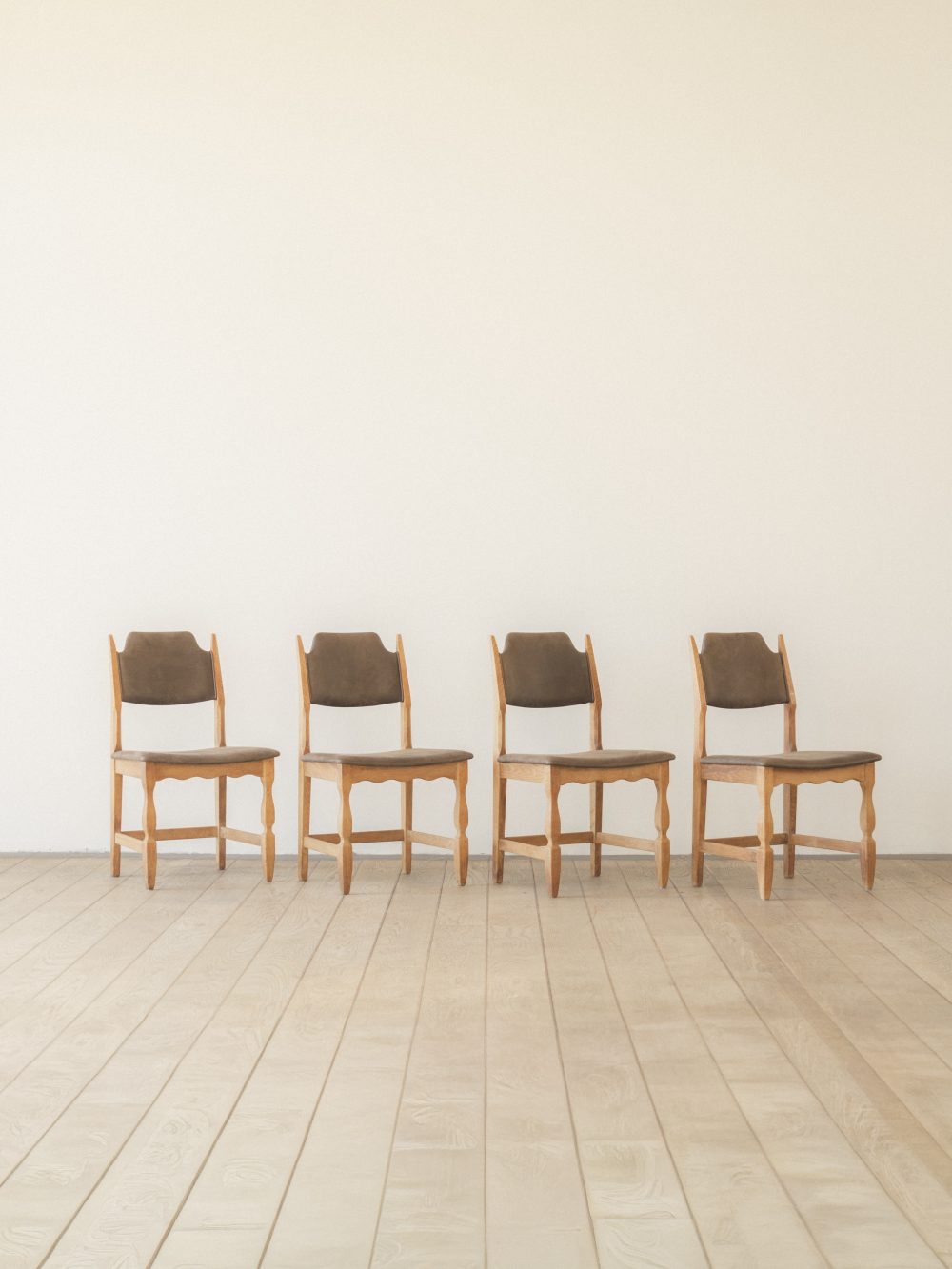 Henning Kjærnulf Razor Blade, dining chair (set of four)