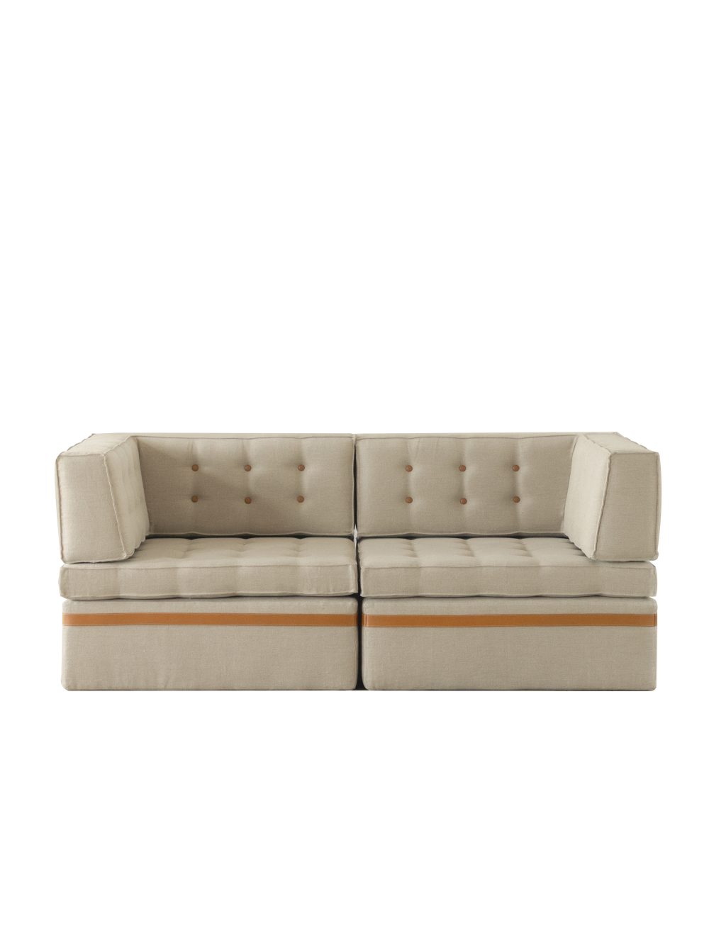Navy, Two Module, Sofa